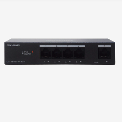 Hikvision POE switch DS-3E0505P-E/M 0 °C to 40 °C