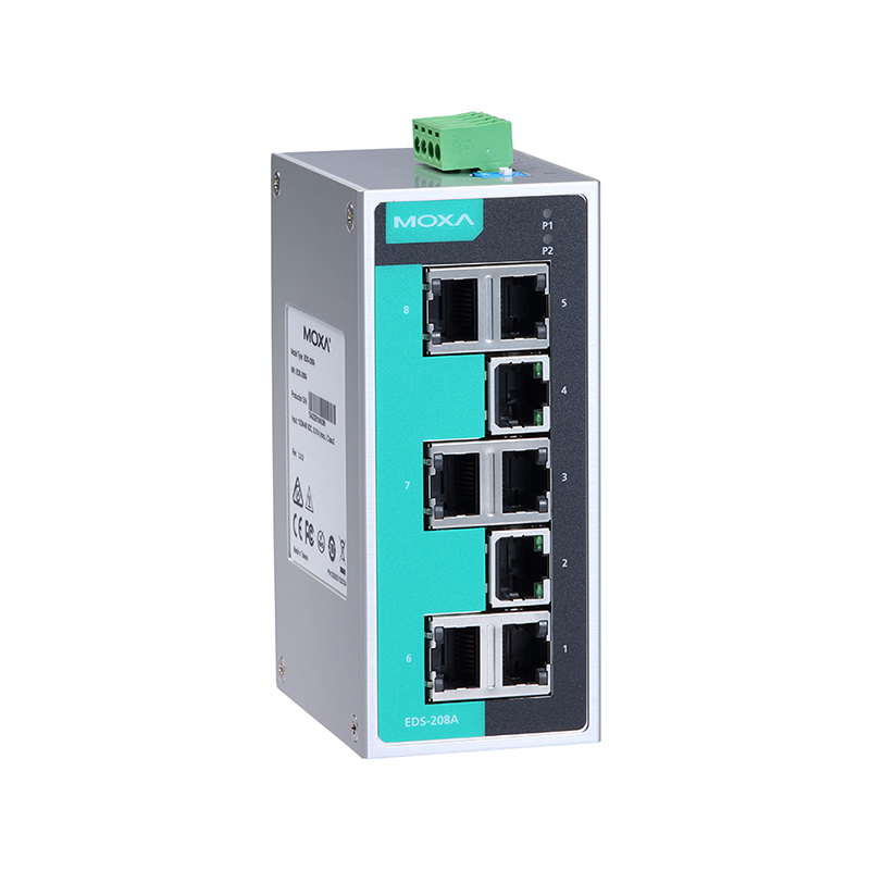 MOXA EDS-208A 8-Port nicht verwalteter Switch