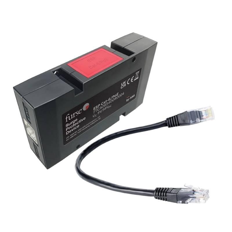 ABB Furse ESP MC Ethernet-Überspannungsschutz, PoE Cat6 RJ45